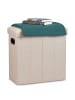 relaxdays Sitzhocker in Beige - (B)46 x (H)49,5 x (T)25,5 cm
