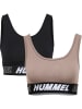 Hummel Hummel Top Hmlte Maja Multisport Damen in BLACK/DRIFTWOOD
