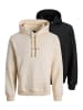 Jack & Jones Sweatshirt / Hoodie Norrebro in Schwarz / beige