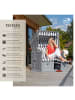 tectake Garten-Strandsitz 115x158x78 cm, gepolstert, Liegeposition verstellbar