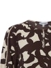 More & More Blusenshirt in schoko ecru - 0001