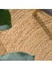 KADIMA DESIGN Jute Teppich Boho wendbar in Elfenbein