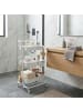 relaxdays Rollwagen in Weiß - (B)43 x (H)87 x (T)38 cm