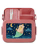Mr. & Mrs. Panda Bento Box Wassermann Astrologie Design ohne Spruch in Rot Pastell