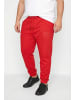 Men Plus Lange Sweathose in chilirot