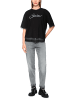 MARC CAIN SPORTS  2-in-1 T-Shirt im Layer-Look mit Mesh in Black New