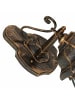 Licht-Erlebnisse Außen Wandlampe (B)15.5 x (H)54 cm in Kupfer Schwarz Antik