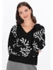 Usha Women Sweater in black