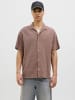Jack & Jones Hawaii-Hemd in Deep Taupe