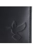 oxmox Leather Geldbörse RFID Schutz Leder 12 cm schwarz-freedom pigeon