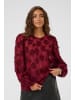 CULTURE Langarm-Bluse CUbeannie Classic fit in Zinfandel