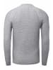 Rusty Neal Grobstrick Einfarbiger Stehkragen-Pullover in Grau