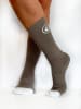 Wave Hawaii  Basicsocken Cotton Crew in Grau