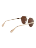 MAX & CO Damen Sonnenbrillen Geometrisch Gold