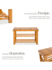 tectake Schuhbank Silke 70 x 28 x 45,5 cm, braun