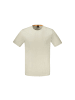 Hugo Boss Beige Herren T-Shirt aus Baumwolle