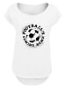F4NT4STIC Long Cut T-Shirt Football's Coming Home Paint Splatter in weiß