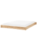 Beliani 2-tlg Doppelbett ANTRAS in Braun