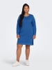ONLY Carmakoma Sweatshirt-Kleid in Strong Blue