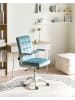 Beliani Bürostuhl DANDY in Blau/Weiß - (W) 58 x (H) 95 x (L) 58 cm