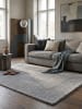 KADIMA DESIGN Wollteppich Kurzflor MOLE Handgewebt Naturfaser Wohnzimmer in Grau