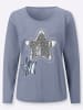WITT WEIDEN Rundhals-Shirt in taubenblau