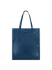 The Bridge Mirra Schultertasche Leder 32 cm Laptopfach in jeans