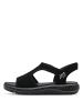 Jana Sandale Sandalette in schwarz
