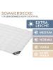 Spessarttraum Extra leichte Sommer-Gänsedaunendecke "Gold" in weiß