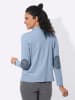 WITT WEIDEN Stehkragen-Shirt in bleu