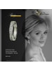 GoldDream 333 Weißgold - 8 Karat Damen Ringe 2-reihig Zirkonia Fingerring  54 (17,2)