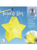 Buntpapierfabrik Ludwig Bähr Laternen-Bastelset Twinkle Star 300g/qm 19,3x18,3x8cm gelb