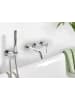 Beliani Wannenarmaturen JAVIRA in Silber - (W) 31 x (H) 164 x (L) 21 cm
