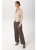 Aniston CASUAL Bundfaltenhose in taupe-schwarz-beige