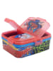 Spiderman Spiderman Kinder Brotdose XL – Lunchbox mit 3 Fächern & tollem Design in Rot