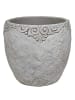 AltoBelli Blumentopf ADELINA Zement Antik Grau Patina 18x17 cm