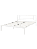 Beliani Doppelbett CUSSET in Weiß - (W) 147 x (H) 86 x (L) 209 cm