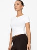 SASSYCLASSY Crop-Shirt in Weiß