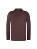 Karl Lagerfeld Langarm-Poloshirt 745007 in dunkelbraun