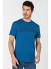 super.natural Merino T-Shirt in blau