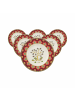 Villeroy & Boch 6er Set Brotteller Samarkand Rubin ø 16,4 cm in bunt