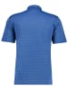 Ragman Softknit-Polo fineliner mit RV in Blau