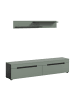 ebuy24 TV Tisch Canu (2-teilig) Staubgrün 170 x 33 cm