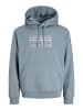 Jack & Jones Kapuzenpullover in Blue Mirage