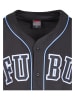 FUBU FUBU Mesh-T-Shirts in black/lightblue