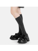 MUNADUNA Dünne Fußstulpen in Schwarz