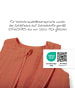 Makian Musselin-Schlafsack - Terracotta - Gr. 60 in rot