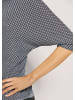 MADELEINE Oversize-Shirt mit Fledermaus-Ärmeln in schwarz / grau