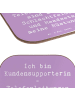 Mr. & Mrs. Panda Untersetzer Spruch Kundensupporterin Heldin mit... in Lavendeltraum