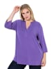 Ulla Popken Longshirt in lila
